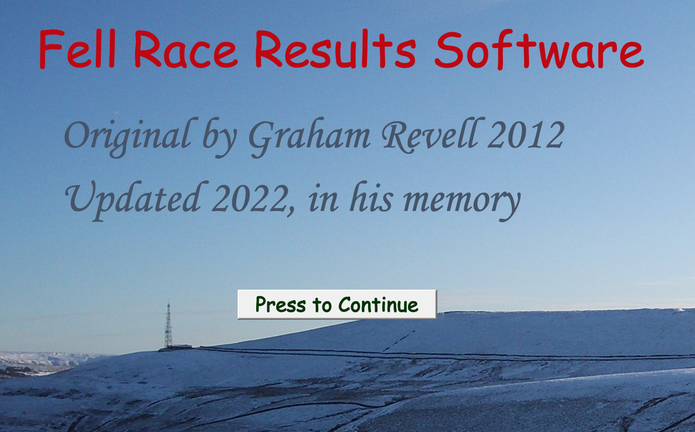 Free Software Timing, in memory of Graham Revell